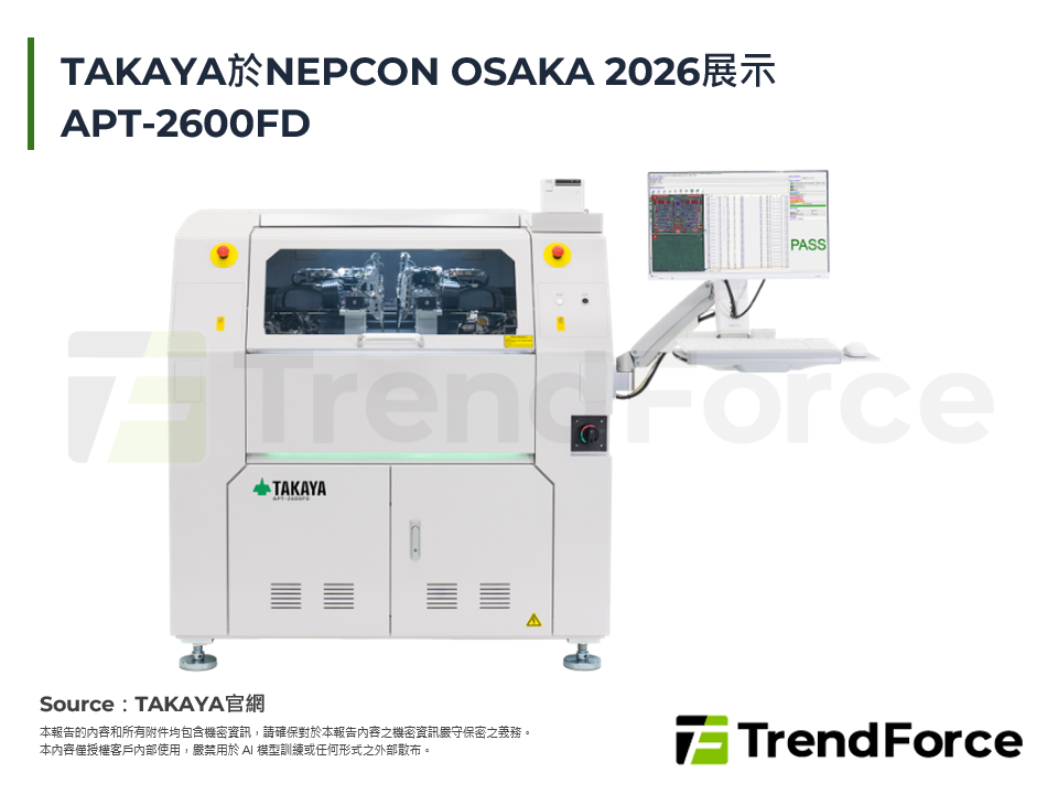 TAKAYA於NEPCON OSAKA 2026展示APT-2600FD