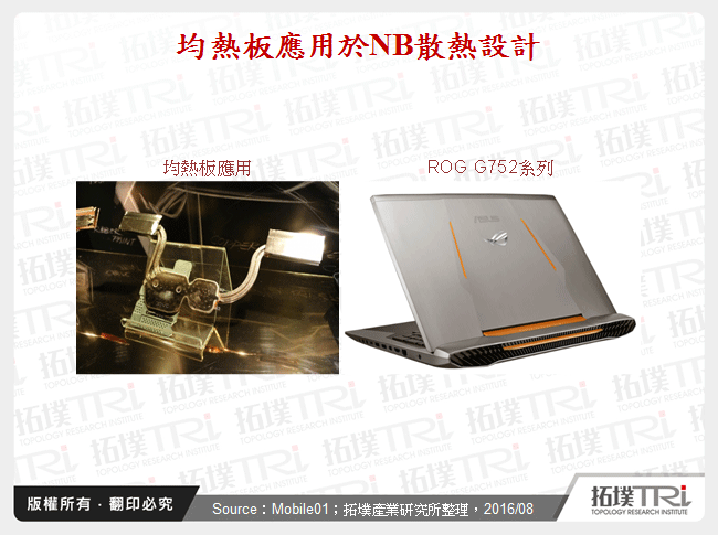 均熱板應用於NB散熱設計