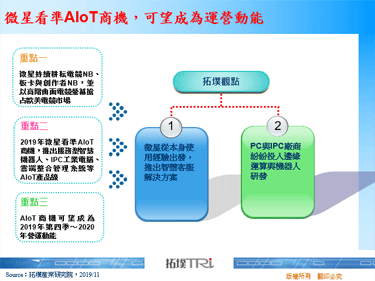 微星看準AIoT商機，可望成為運營動能