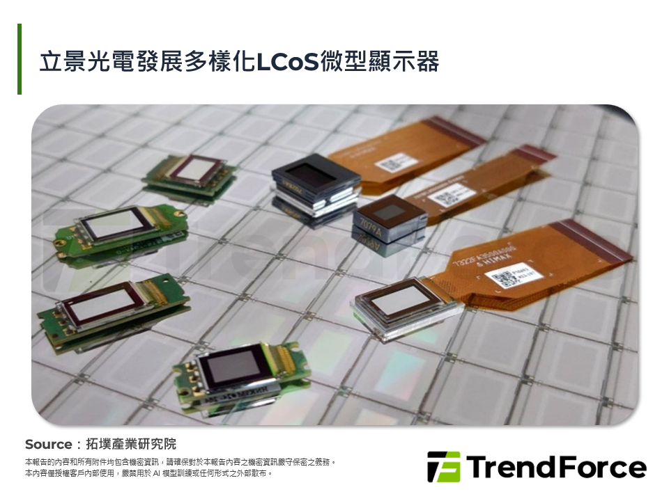 立景光電發展多樣化LCoS微型顯示器