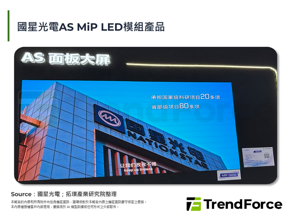 國星光電AS MiP LED模組產品