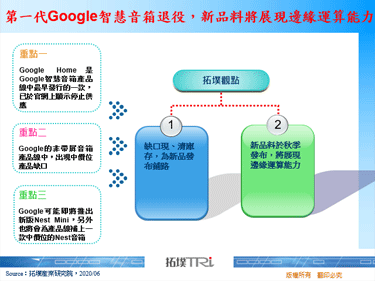 第一代Google智慧音箱退役，新品料將展現邊緣運算能力