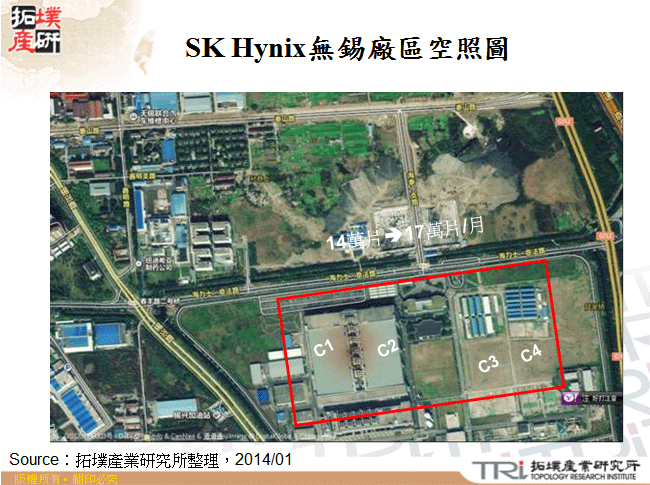 SK Hynix無錫廠區空照圖